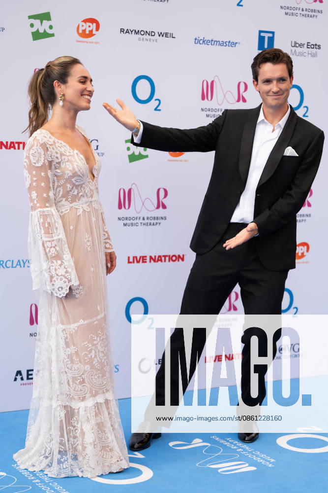 Silver Clef Awards 2026 - Arrivals Chloe Stroll and Scott James attend the Nordoff & Robbins O2 Silver Clef Awards at the Royal Albert Hall on July 09, 2026 in London, England., Credit:Lounis Tiar Avalon United Kingdom, London, Royal Albert Hall