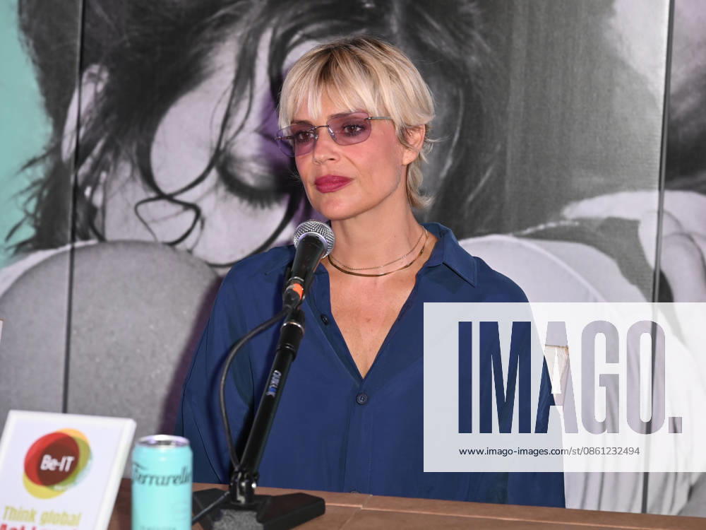 Micaela Ramazzotti receives the Lifetime Achievement Award at the 2026 Social Film Festival - 09 Jul 2026 Micaela Ramazzotti attends a press conference during the 2026 Social Film Festival. Vico Equense Italy