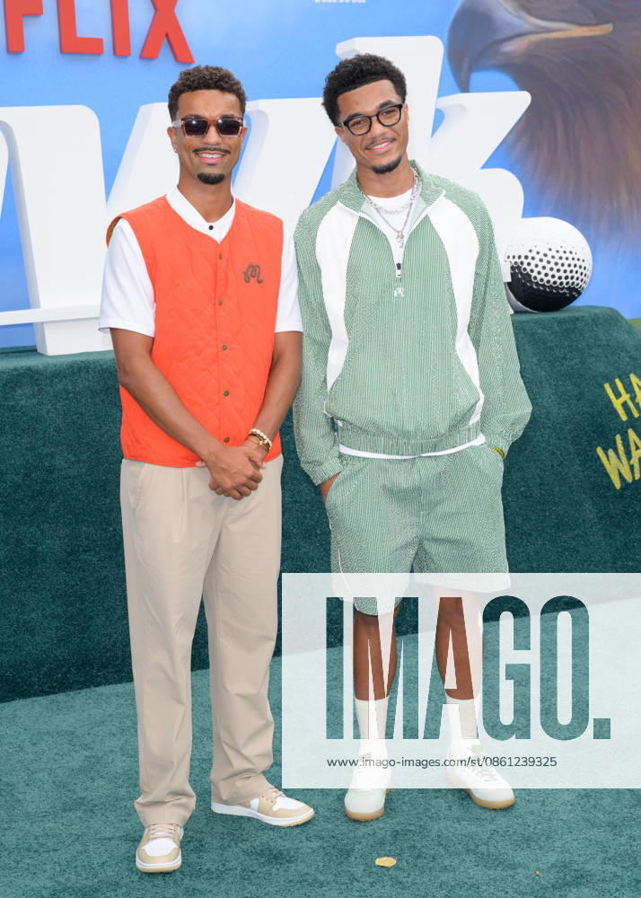 The Hawk Premiere - Los Angeles, USA LOS ANGELES, USA. July 09, 2026: Timothy Tillman & Malik Tillman at the premiere for The Hawk at the Directors Village in Westwood. Los Angeles CA USA