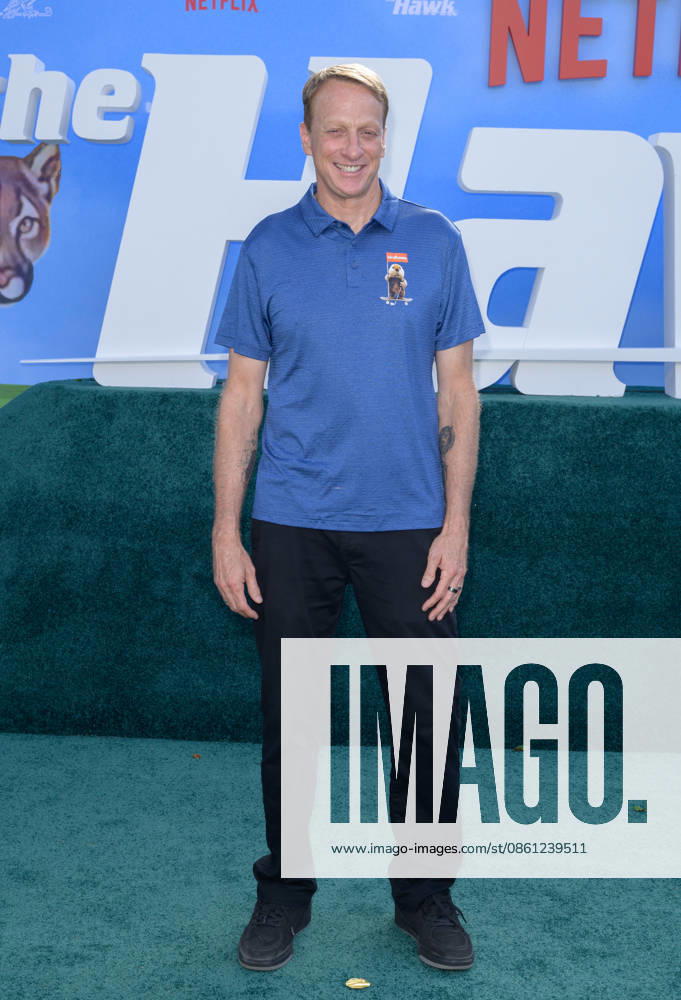 The Hawk Premiere - Los Angeles, USA LOS ANGELES, USA. July 09, 2026: Tony Hawk at the premiere for The Hawk at the Directors Village in Westwood. Los Angeles CA USA
