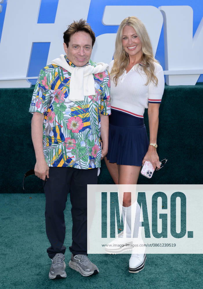The Hawk Premiere - Los Angeles, USA LOS ANGELES, USA. July 09, 2026: Chris Kattan & Maria Libri at the premiere for The Hawk at the Directors Village in Westwood. Los Angeles CA USA