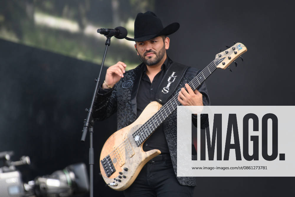Los Tucanes de Tijuana Performs at BST Hyde Park, London, UK - Fri 10 Jul 2026 Bassist Luis Adrian Cazares Gomez of Mexican band Los Tucanes de Tijuana performs on the Great Oak Stage at BST Hyde Park Festival in Hyde Park in London, England, UK on Friday 10 July 2026., Credit:Justin Ng Avalon UK, England, London, Hyde Park