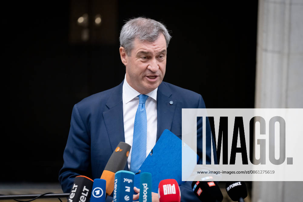 Sitzung, Bundesrat, Berlin, Ministerpräsident, Markus Söder Sitzung, Bundesrat, Berlin, Ministerpräsident, Markus Söder Berlin Berlin GER
