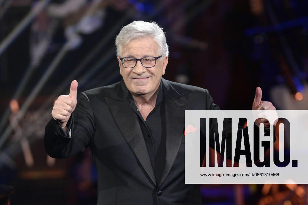 January 23, 2016, Rome, Rai. TV show Sogno e son desto (Dream and I m Awake) 3. Pictured is Peppino di Capri. Rome Italy - ZUMAa289 20160123_zia_a289_004