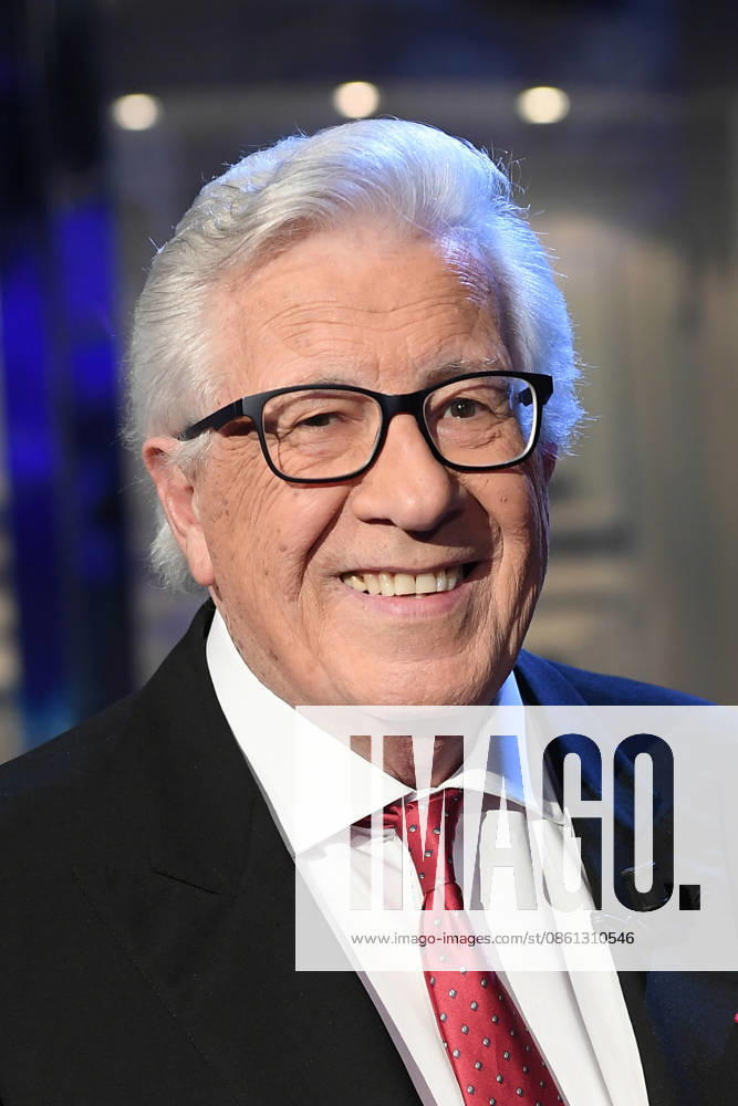 January 16, 2019, Rome. Rai. TV show Porta a Porta, photo: Peppino di Capri Rome Italy - ZUMAa289 20190116_zia_a289_003