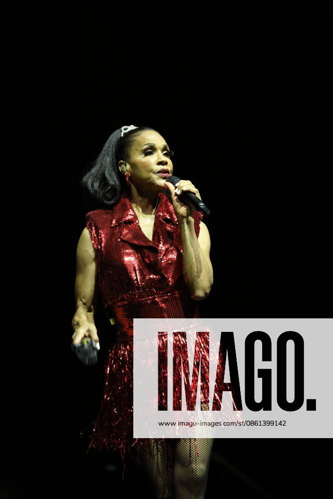 Cindy Herron von der Band En Vogue bei einem Konzert in der Uber Eats Music Hall in Berlin, 12. Juli 2026. En Vogue Konzert Berlin