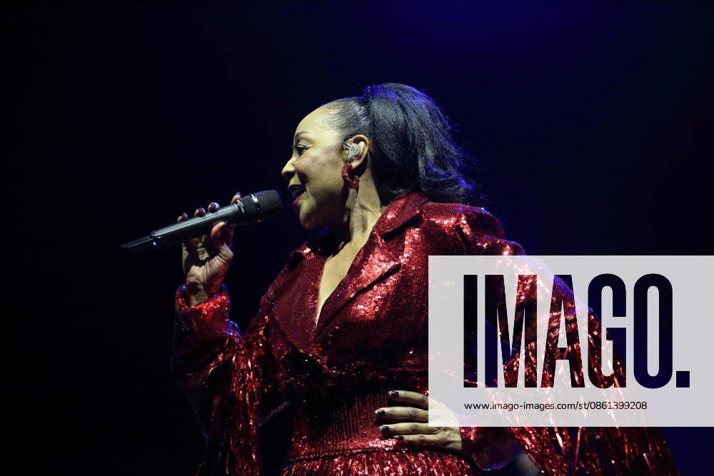 Terry Ellis von der Band En Vogue bei einem Konzert in der Uber Eats Music Hall in Berlin, 12. Juli 2026. En Vogue Konzert Berlin
