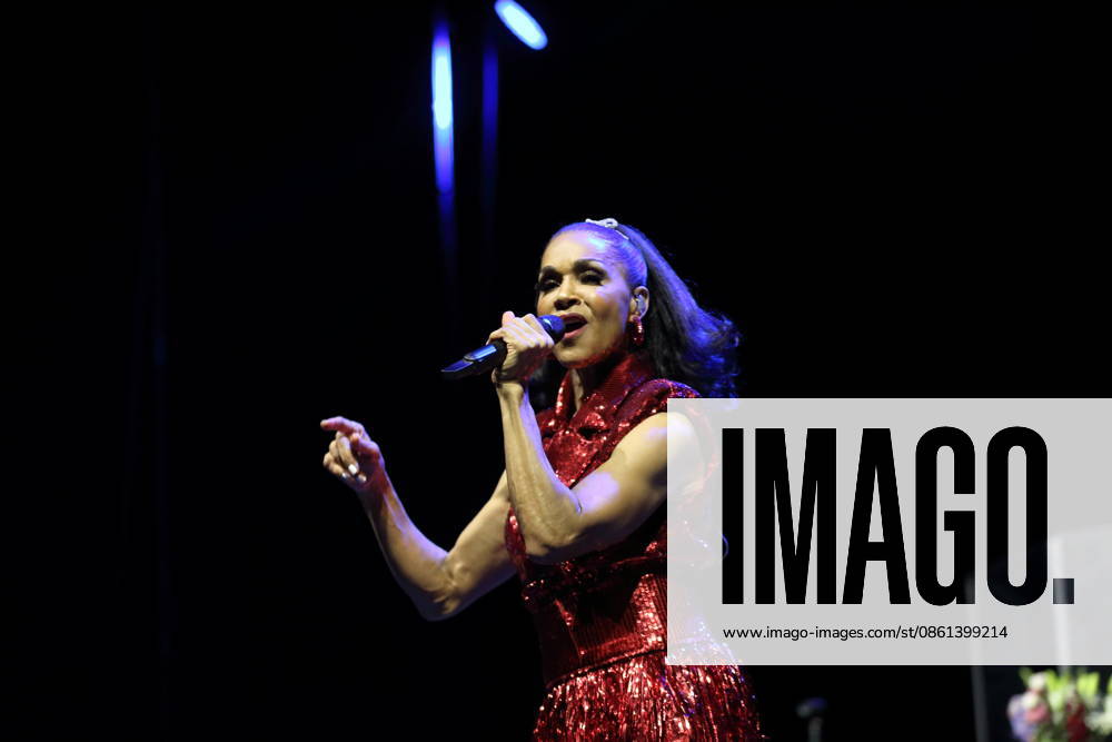 Cindy Herron von der Band En Vogue bei einem Konzert in der Uber Eats Music Hall in Berlin, 12. Juli 2026. En Vogue Konzert Berlin