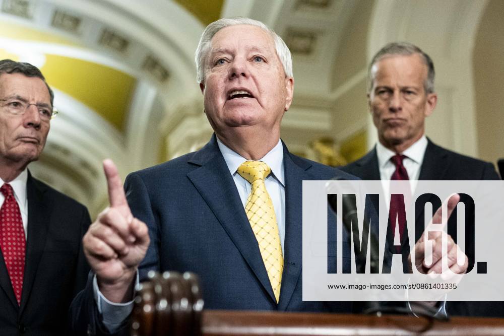Sen. LINDSEY GRAHAM (R-SC), who was elected to the Senate in 2002 and was a close political ally of President Trump, has died, his office confirmed early Sunday. He was 71. FILE PHOTO SHOT ON: February 11, 2025, Washington, District Of Columbia, USA: U.S. Senator LINDSEY GRAHAM (R-SC) speaking at a press conference at the U.S. Capitol. Washington USA - ZUMAb161 20250211_aap_b161_013