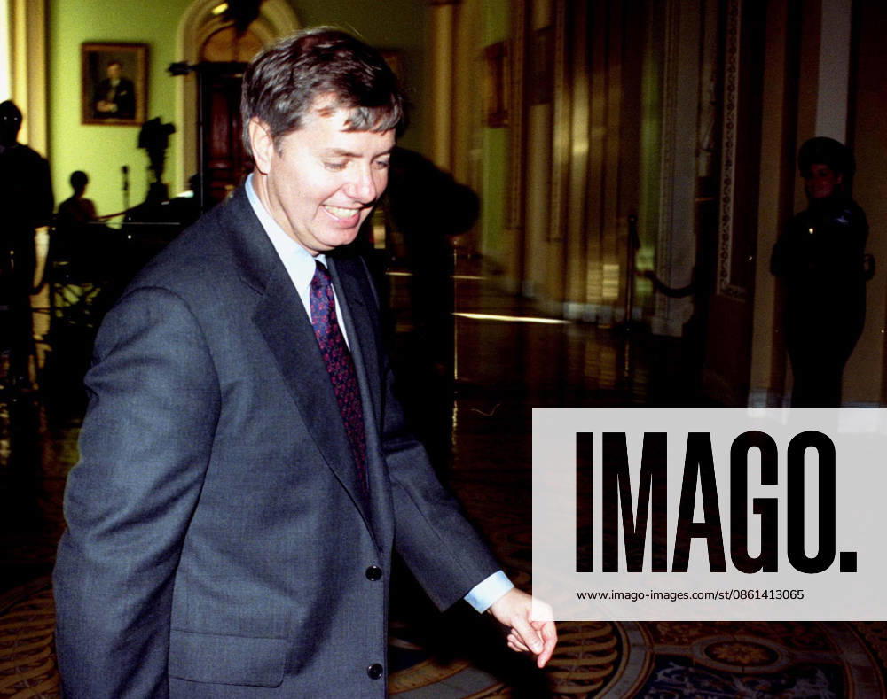 Sen. LINDSEY GRAHAM , R-S.C., who was elected to the Senate in 2002 and was a close political ally of President Donald Trump s, has died, his office confirmed early Sunday. He was 71. FILE PHOTO SHOT ON: January 19, 1999: Washington, District of Columbia, USA: Congressman Lindsey Graham (R-SC) returns to the Chamber after a recess during the impeachment hearing for President Bill Clinton. Washington USA - ZUMAg114 19990116_rpl_g114_038