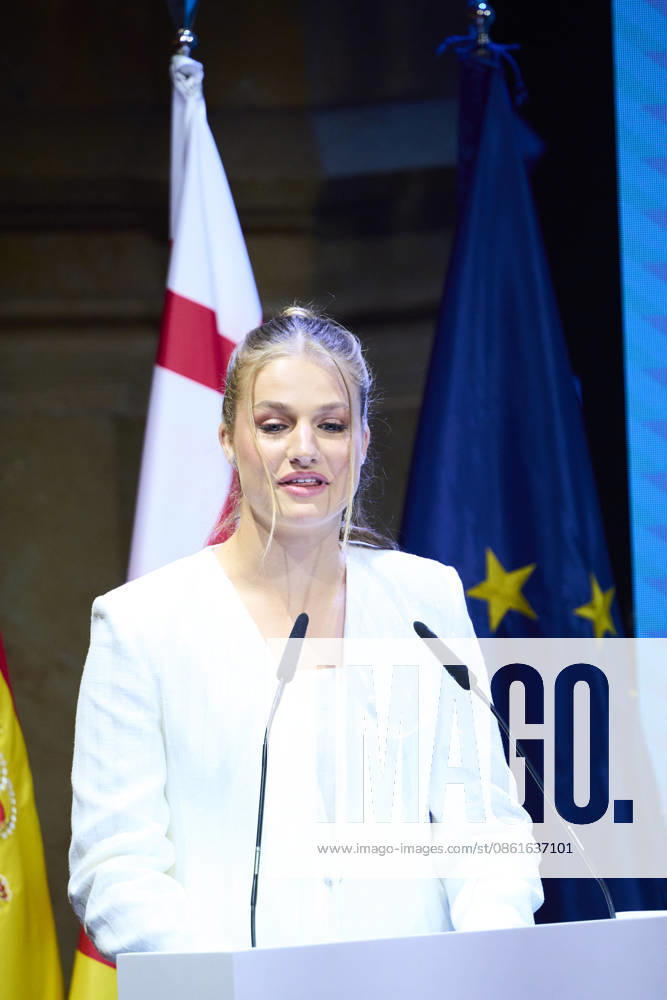 Crown Princess Leonor attends Princess of Girona awards ceremony at Gran Teatre del Liceu on July 14, 2026 in Barcelona, Spain Barcelona Spain - ZUMAg15_ 20260714_zaf_g15_068
