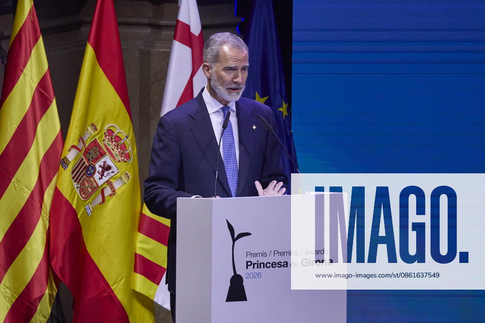 KING FELIPE VI of Spain attends the ‘Princesa De Gironaâ€⠢ Foundation Awards Barcelona Spain - ZUMAc260 20260714_zep_c260_011