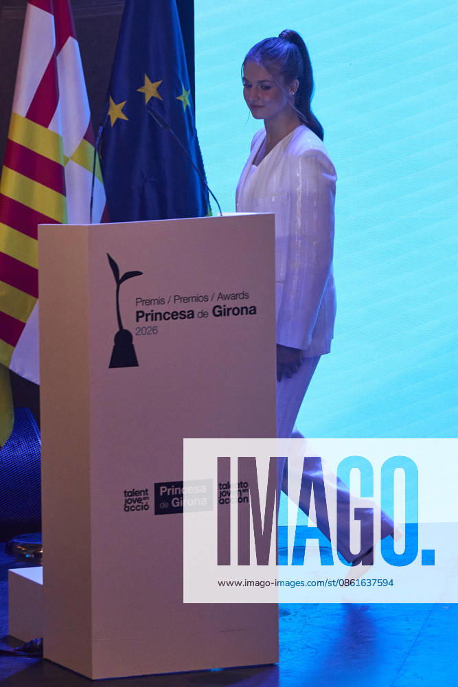 CROWN PRINCESS LEONOR attends the ‘Princesa De Gironaâ€⠢ Foundation Awards Barcelona Spain - ZUMAc260 20260714_zep_c260_004