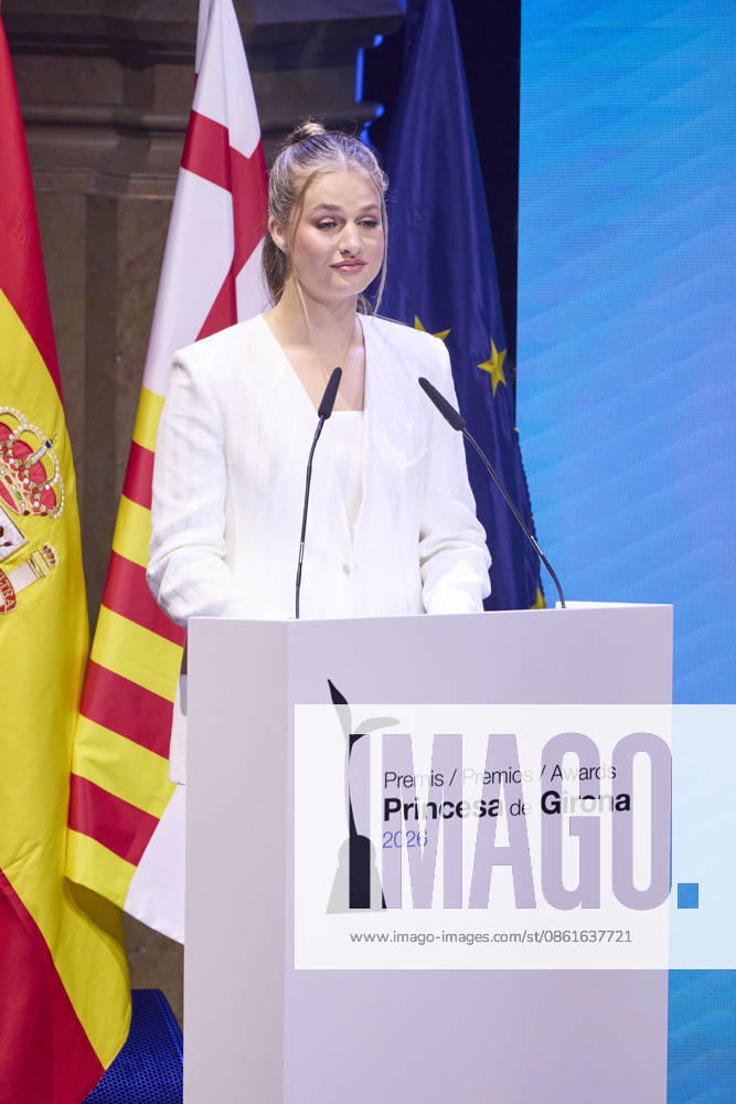 CROWN PRINCESS LEONOR attends the ‘Princesa De Gironaâ€⠢ Foundation Awards Barcelona Spain - ZUMAc260 20260714_zep_c260_020
