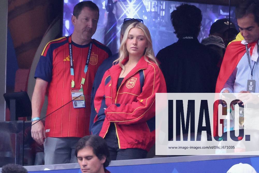 2026 World Cup - Beckham Family At France v Spain Harper Beckham attends the semi-final France vs Spain during FIFA World Cup 2026 in Dallas, TX on July 14, 2026. Photo by Charles Guerin ABACAPRESS.COM Dallas TX