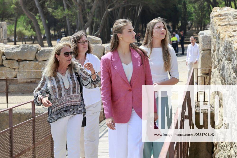 Princess of Asturias Leonor de Borbon and Princess Sofia de Borbon during a visit to Archaeological Site Ruins Empuries in Barcelona on Wednesday, 15 July 2026. Cordon Press