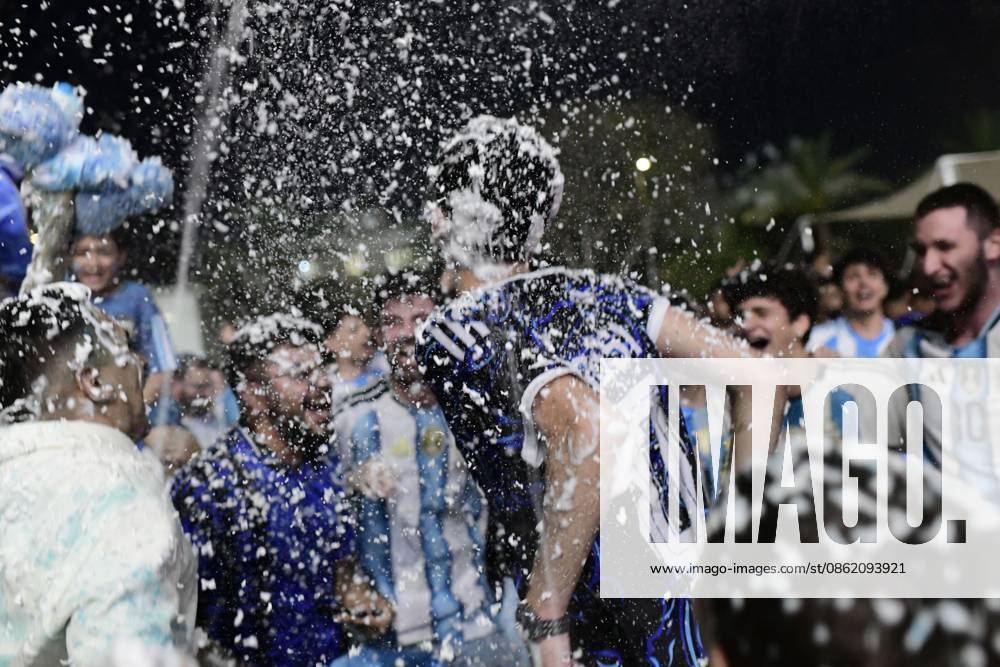 TEL AVIV, ISRAEL †JULY 19, 2026: Thousands of football fans gather at Menora Mivtachim hall in Tel-Aviv to watch the final match of the World Cup between Argentina and Spain. JNA Press. Tel-Aviv Israel - ZUMAq101 20260719_zna_q101_241