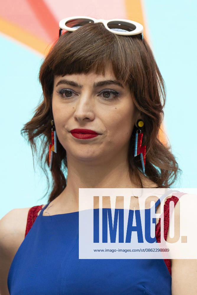 Singer Natalia Garcia Poza known artistically as Nat Simons performs during the presentation of Hispanicity 2026 at the Casa de Correos. Madrid Spain - ZUMAs197 20260721_aaa_s197_009
