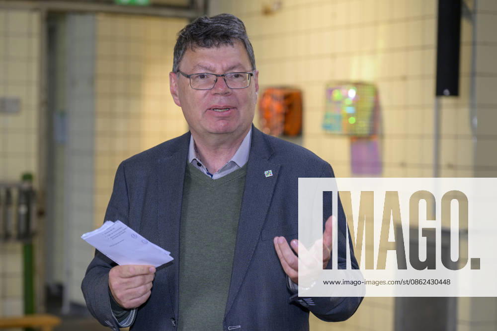 Pressetermin, Übergabe des Fördermittelbescheids für das Projekt AWO Wir-Garten im Zukunftsgarten der IGA 2027 Horst Fischer ist Geschäftsführer der IGA 2027 Dortmund Kokerei Hansa, Emscherallee 11, NRW Deutschland