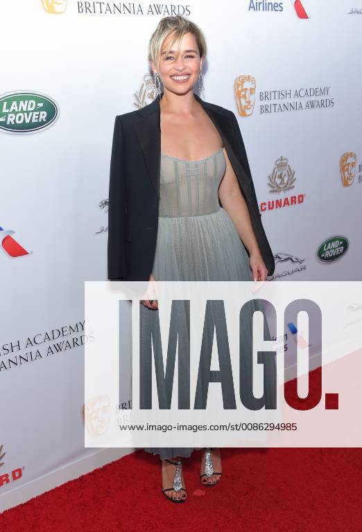 Emilia Clarke arriving at the British Academy Britannia Awards in Beverly Hills, California - Oct 26, 2018 - British Academy Britannia Awards 2018, Beverly Hills California United States Beverly Hilton Hotel