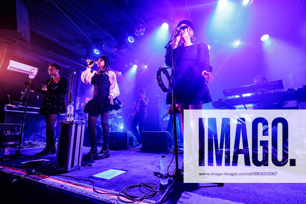 Say She She perform in Brighton Concorde 2 Brighton, East Sussex, UK on 29 July 2026 Nya Brown, Piya Malik and Sabrina Cunningham of Say She She perform on stage, Credit:Andy Sturmey Andrew Sturmey - B1114 Avalon United Kingdom, East Sussex, Brighton