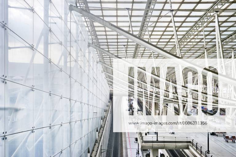 Charles de Gaulle Airport train station, Paris, France, Paris ÃŽle-de-France France