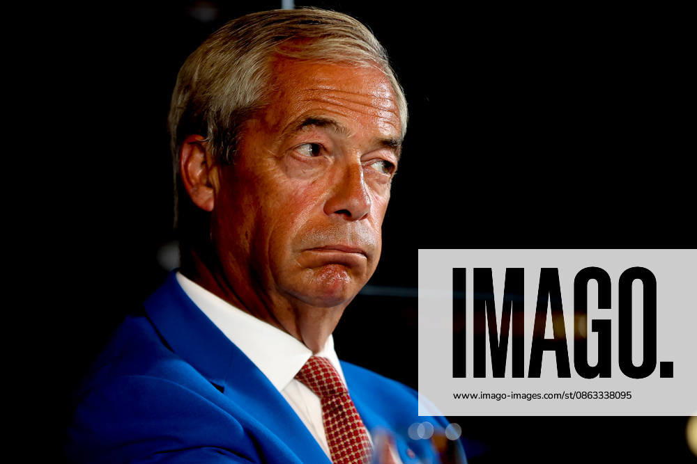 Reform UK leader Nigel Farage during the launch of Operation Fortress at the party s press conference. London United Kingdom - ZUMAs197 20260803_aaa_s197_146
