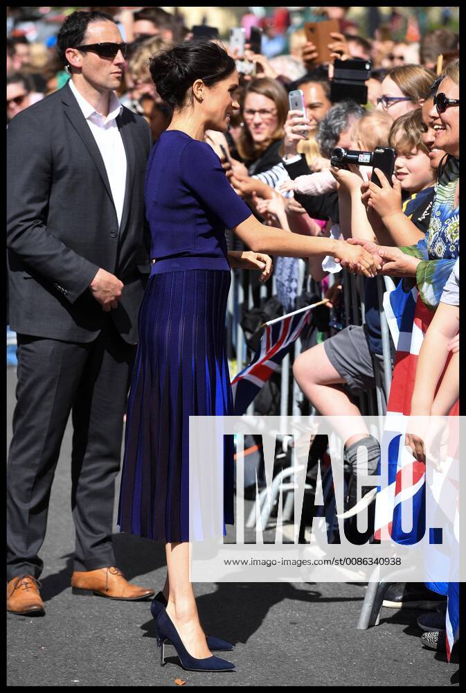 . 31 10 2018. Rotorua, New Zealand. Prince Harry and Meghan Markle Royal Tour-Day Sixteen. Prince Harry, The Duke of Sussex accompanied by his wife Meghan, The Duchess of Sussex, during a Public Walkabout in Rotorua on the final day of their official 16-day Autumn tour visiting cities in Australia, Fiji, Tonga and New Zealand. xAndrewxParsonsx xi-Imagesx IIM-18769-0107