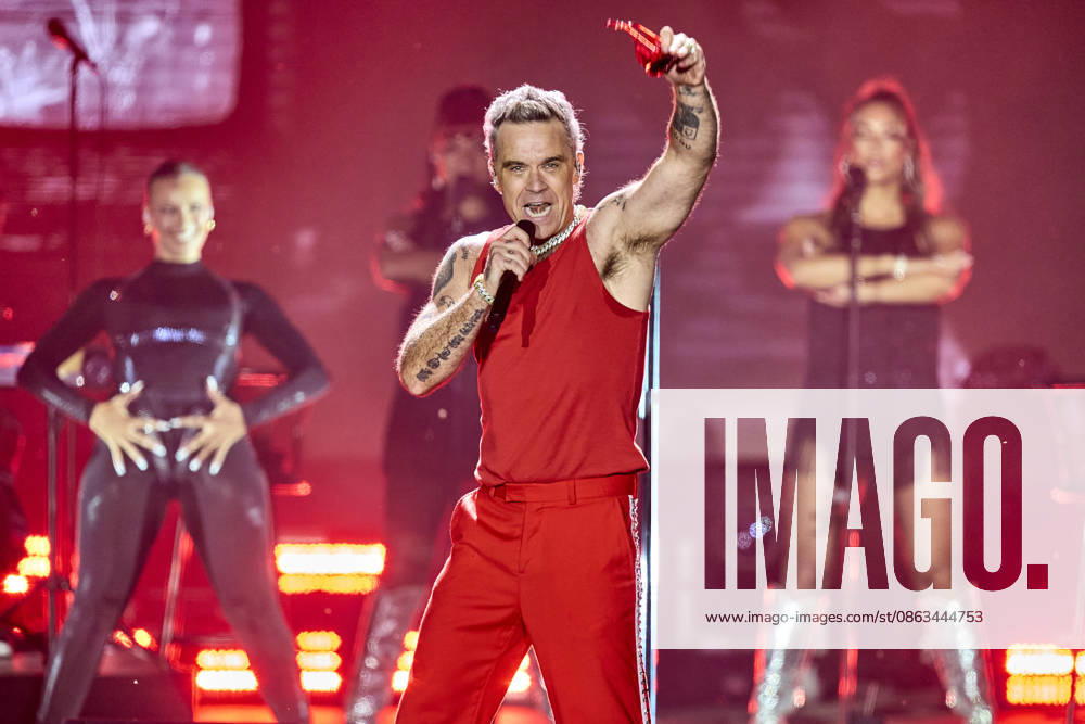 DENMARK Music Festival in Skanderborg British singer Robbie Williams performs at Smukfest in Skanderborg on Wednesday, August 5, 2026. , Skanderborg Denmark