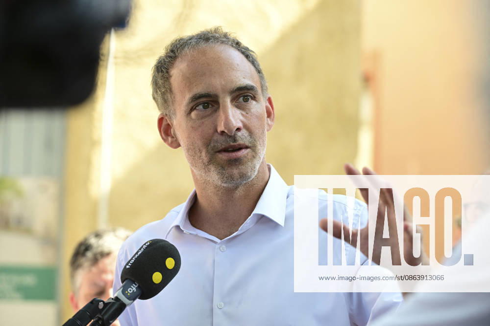 Raphael Glucksmann on Visit in Aude Co-president of French center-left party Place publique Raphael Glucksmann meets with the residents in Talairan, south-western France, on August 12, 2026 during a visit in Aude. Photo by Pascal Rodriguez ABACAPRESS.COM Talairan France