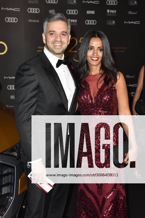 Sawsan Chebli mit Ehemann Nizar Maarouf bei der 25. Festlichen Operngala für die Deutsche Aids Stiftung in der Deutschen Oper. Berlin