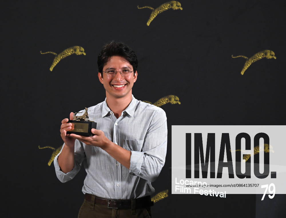 IPA87502348 - Locarno, Switzerland Locarno Film Festival 2026 TIPOON MAMBO, a film by director Domenico Singha Pedroli, winner of the 2026 Pardino d Oro — Winners and Awards List In the photo: Director Domenico Singha Pedroli, winner of the Pardino d Oro