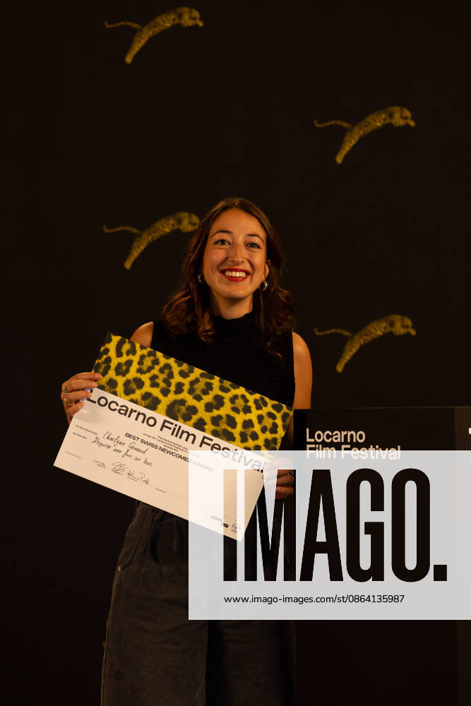 Charlyne Genoud Best Swiss Newcomer awards photocall 79th Locarno Film Festival Locarno Switzerland - ZUMAf197 20260815_zep_f197_005