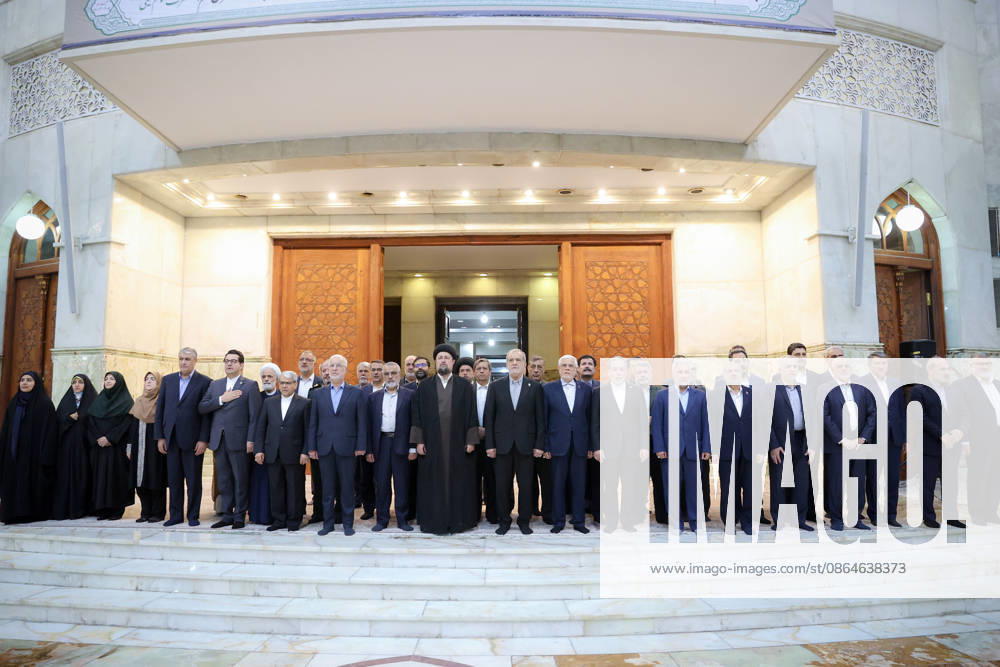 Iranian President Masoud Pezeshkian TEHRAN, IRAQ - AUGUST 23: (---- – MANDATORY CREDIT - IRANIAN PRESIDENCY HANDOUT - NO MARKETING NO ADVERTISING CAMPAIGNS - DISTRIBUTED AS A SERVICE TO CLIENTS----) Iranian President Masoud Pezeshkian attends an event to mark the first day of the Government Week at the mausoleum of Ayatollah Ruhollah Khomeini, the founder of the Islamic Republic of Iran, in Tehran, Iran on August 23, 2026. Iranian Presidency Anadolu Tehran Iran. Editorial use only. Please get in touch for any other usage.