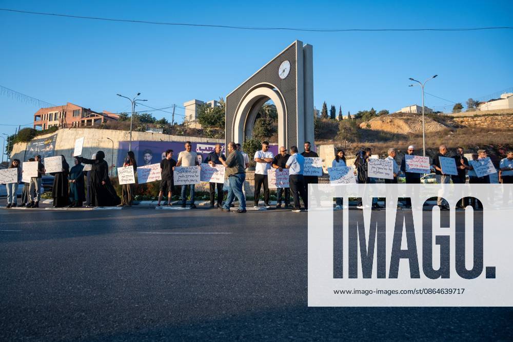 Arab Israelis protest Gaza war and violence in Umm al-Fahm UMM AL-FAHM, ISRAEL AUGUST 23, 2026: Demonstrators take part in a protest organized by the Umm al-Fahm Popular Committee in Umm al-Fahm, northern Israel, on August 23, 2026. Participants protested against Israels military operations in Gaza and policies in the occupied West Bank, while also denouncing what they described as government neglect of Arab communities in Israel and the impact of organized crime. umm ai fahm Israel