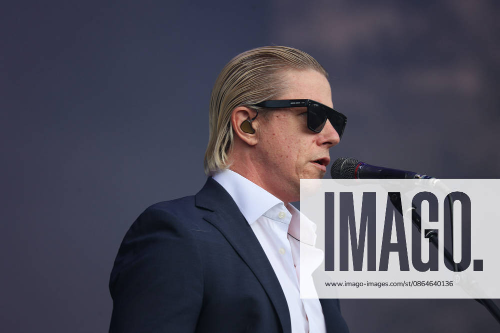 Interpol live at All Points East 2026 East Stage, Victoria Park, London, UK, 23 August 2026 Interpol performing live at All Points East 2026 East Stage, Victoria Park, London, UK, 23 August 2026., Credit:Roger Alarcon Avalon United Kingdom, London