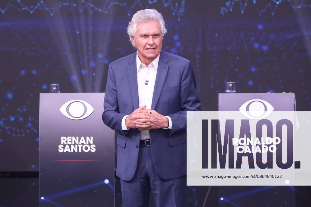 Band hosts the first presidential debate without Lula and Flavio Bolsonaro. Sao Paulo, SP. 23.08.2026 - Presidential Debate - Candidate Ronaldo Caiado (PSD) during the first debate of the presidential election race, promoted by TV Bandeirantes, at the station s headquarters in the southern zone of Sao Paulo, this Sunday, August 23, 2026.(Foto: Marina Uezima Brazil Photo Press Brazil Photo Press) INTERNATIONAL Sao Paulo Sao Paulo Brasil