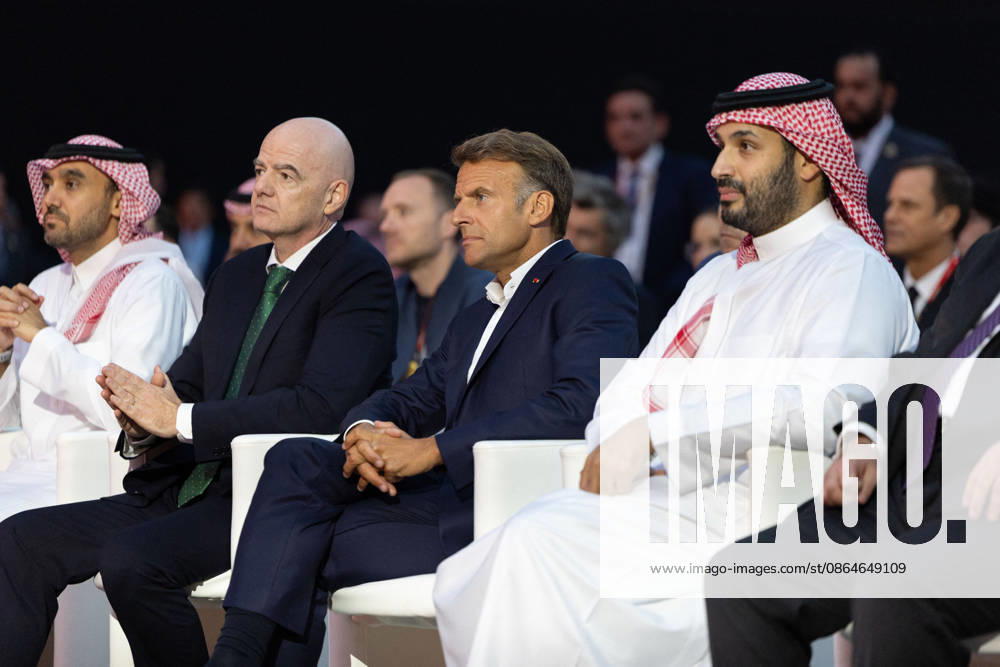 Emmanuel Macron And Mohammed Bin Salman Attend Esports World Cup Closing Ceremony - Paris French President Emmanuel Macron and the Crown Prince and Saudi Arabia s Crown Prince Mohammed bin Salman MBS and President of FIFA Gianni Infantino attend the closing ceremony of the Esports World Cup at the Grand Palais in Paris, France, on August 23, 2026. Photo by Raphael Lafargue ABACAPRESS.COM Paris Ile-de-France France