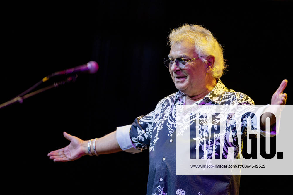 Founder and lead singer Nicolas Reyes of the Gipsy Kings and his band perform their high-energy fusion of flamenco, rumba, salsa, and pop, featuring iconic songs, at the Filene Center at Wolf Trap in Vienna, Virginia, on Sunday, August 23, 2026. Vienna USA - ZUMAkh2_ 20260823_znp_kh2_049