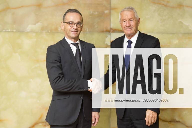 Bundesaussenminister Heiko Maas, SPD und Thorbjörn Jagland, Generalsekretaer des Europarates, Berlin, 06.11.2018. Berlin Deutschland