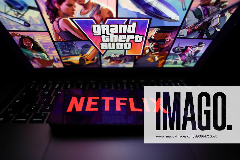 GTA IV, Cyberleek And Netflix Photo Illustrations GTA IV website displayed on a laptop screen and Netflix logo displayed on a phone screen are seen in this illustration photo taken in Krakow, Poland on August 25, 2026. Krakow Poland