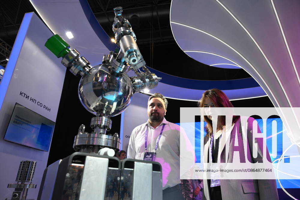 Russia Technoprom International Forum 9228762 26.08.2026 People visit the exhibition during of the Technoprom XIII International Forum of Technological Development in Novosibirsk, Russia. Alexandr Kryazhev Sputnik Novosibirsk Russia