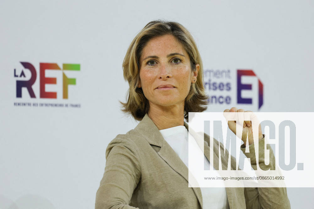 Second Day of La REF 2026 Meeting - Paris Julia de Funes during the La REF 2026 meeting of French entrepreneurs, organised by the MEDEF, France s main employers federation, at the Roland-Garros venue in Paris on August 27, 2026. Photo by Raphael Lafargue ABACAPRESS.COM Paris Ile-de-France France