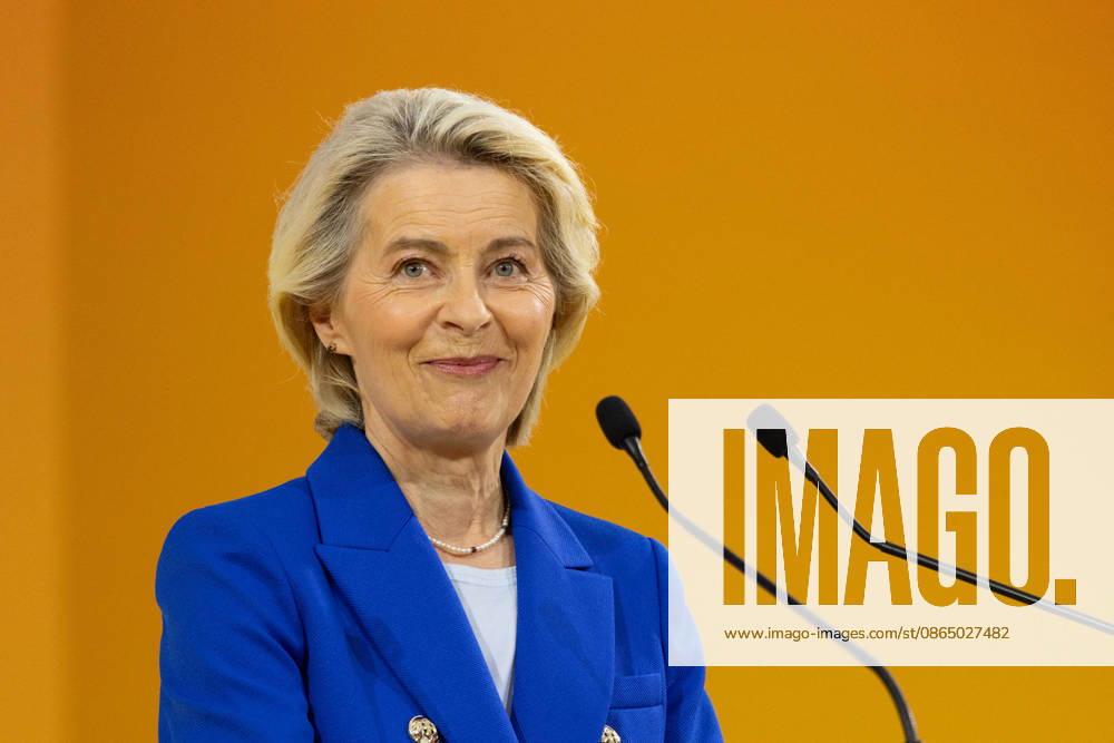 Second day of La REF 2026 meeting - Paris European Commission President Ursula von der Leyen during the La REF 2026 meeting of French entrepreneurs, organised by the MEDEF, France s main employers federation, at the Roland-Garros venue in Paris on August 27, 2026. Photo by Raphael Lafargue ABACAPRESS.COM Paris France