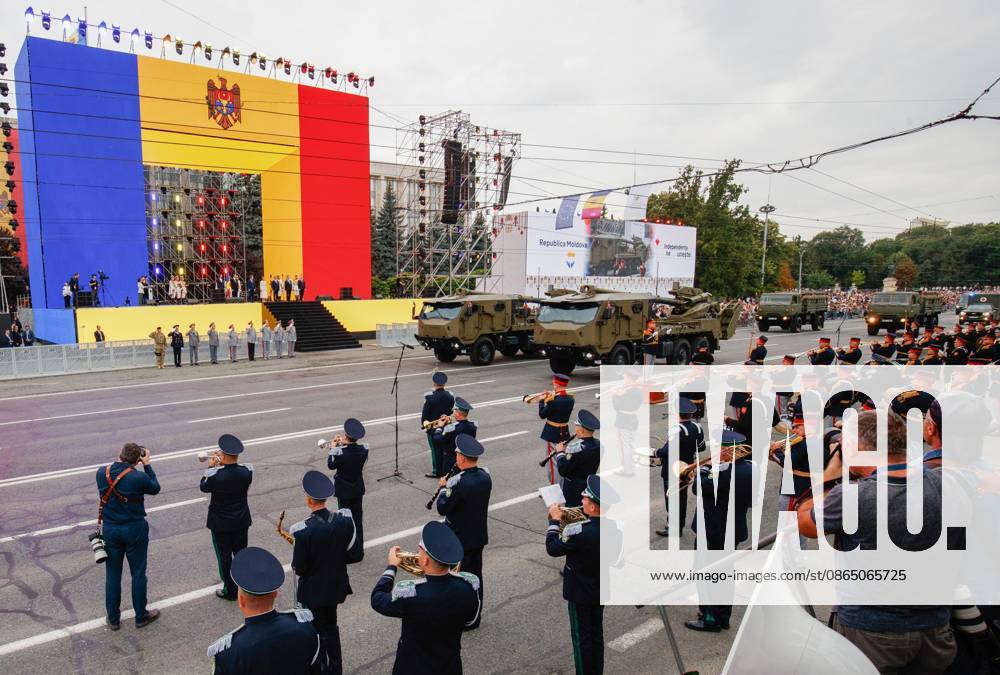 Moldova Independence Day 9230173 27.08.2026 The Atmos 2000 155mm Self-Propelled Artillery Systems take part in the military parade during Moldova s Independence Day celebrations in Chisinau, Moldova. Stringer Sputnik Chisinau Moldova