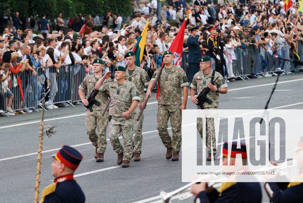 Moldova Independence Day 9230176 27.08.2026 Lithuanian servicemen march at the military parade during Moldova s Independence Day celebrations in Chisinau, Moldova. Stringer Sputnik Chisinau Moldova