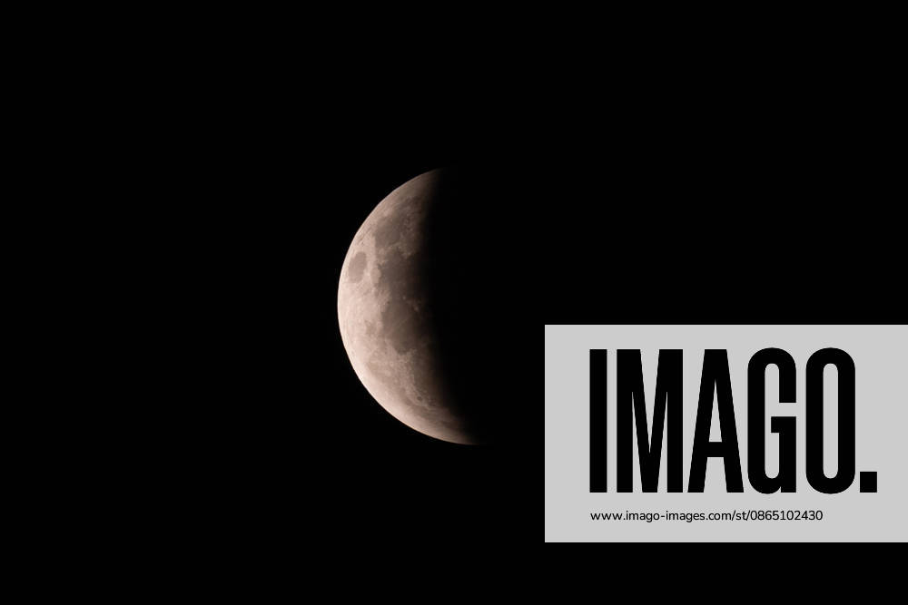Partial lunar eclipse over Sao Jose do Rio Preto, Brazil A partial lunar eclipse is seen in the night sky over Sao Jose do Rio Preto, Sao Paulo, Brazil, in the early hours of August 28, 2026. Sao Jose do Rio Preto Sao Paulo Brazil