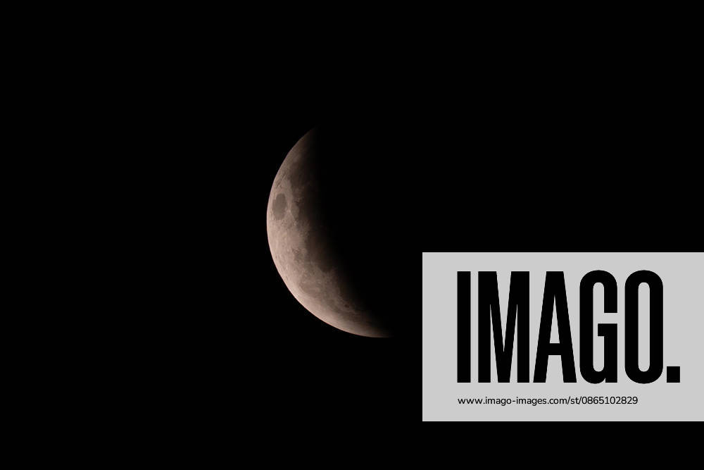 Partial lunar eclipse over Sao Jose do Rio Preto, Brazil A partial lunar eclipse is seen in the night sky over Sao Jose do Rio Preto, Sao Paulo, Brazil, in the early hours of August 28, 2026. Sao Jose do Rio Preto Sao Paulo Brazil