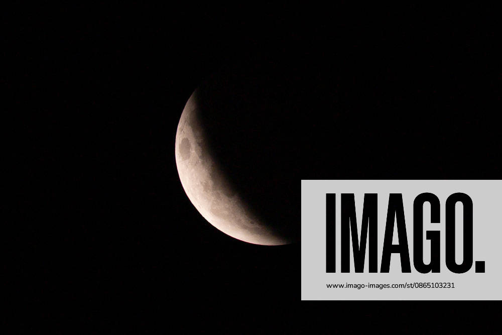Partial lunar eclipse over Sao Jose do Rio Preto, Brazil A partial lunar eclipse is seen in the night sky over Sao Jose do Rio Preto, Sao Paulo, Brazil, in the early hours of August 28, 2026. Sao Jose do Rio Preto Sao Paulo Brazil