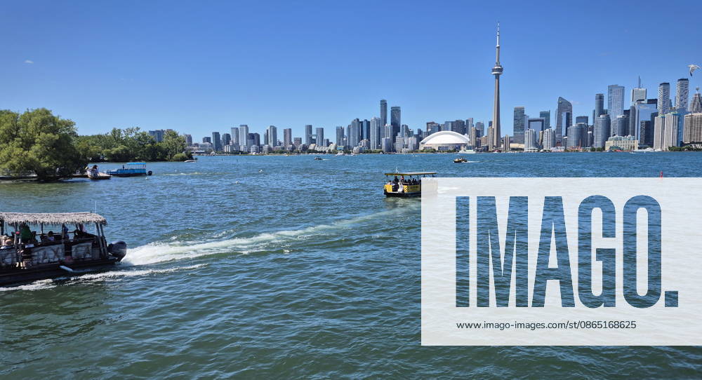 Blick von Toronto Island Kanada auf den Lake Ontario